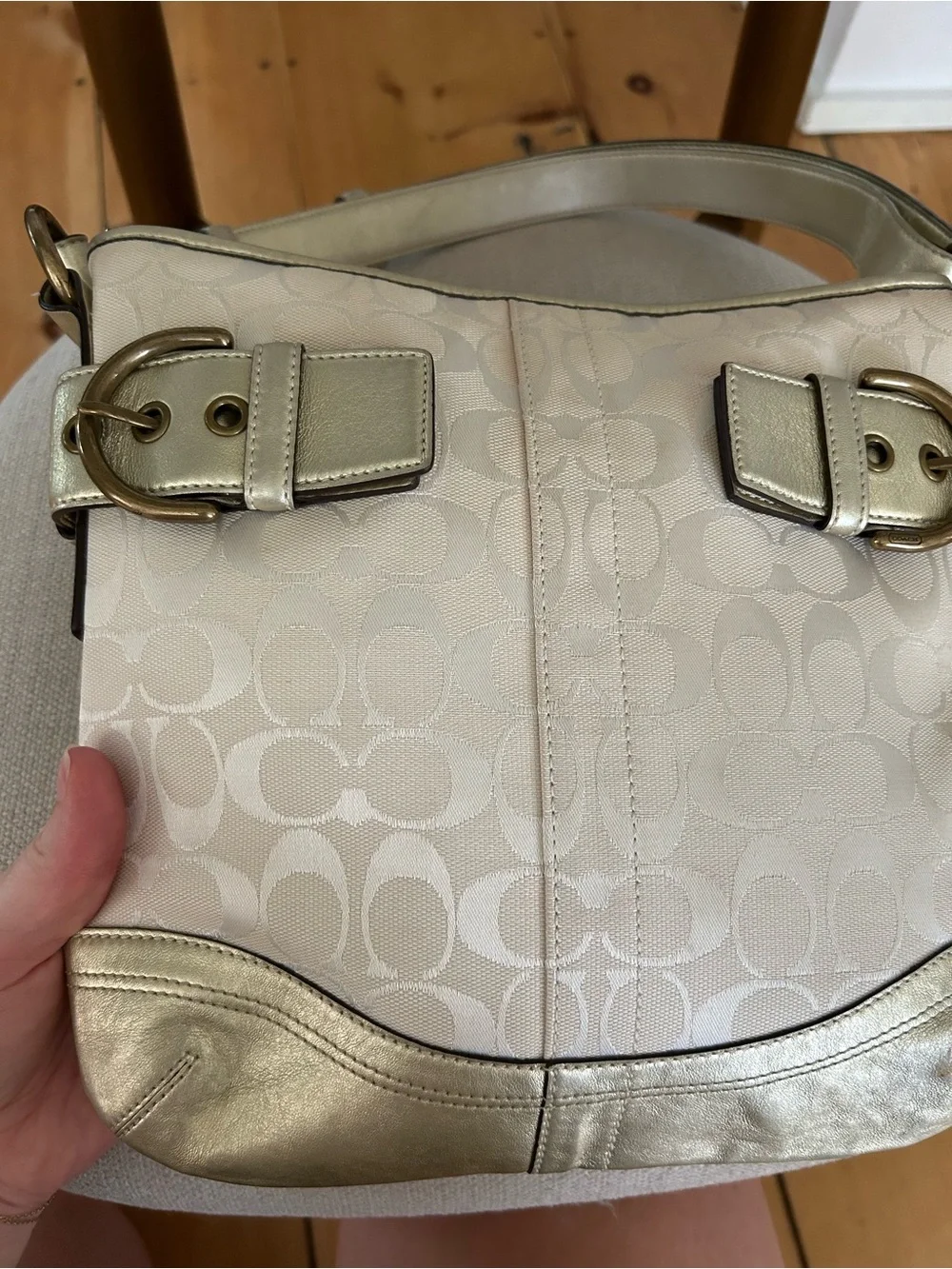 Coach stylish beige